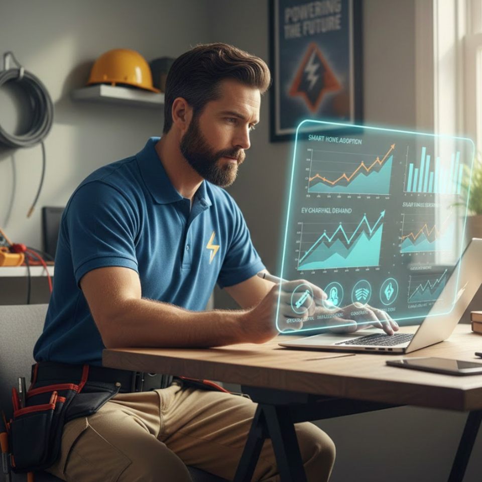Web developer working on code