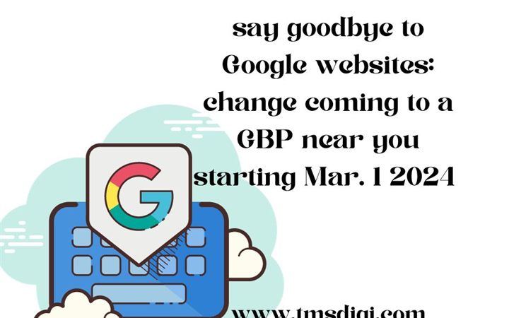 Goodbye to Google Websites: Changes Coming March, 2024