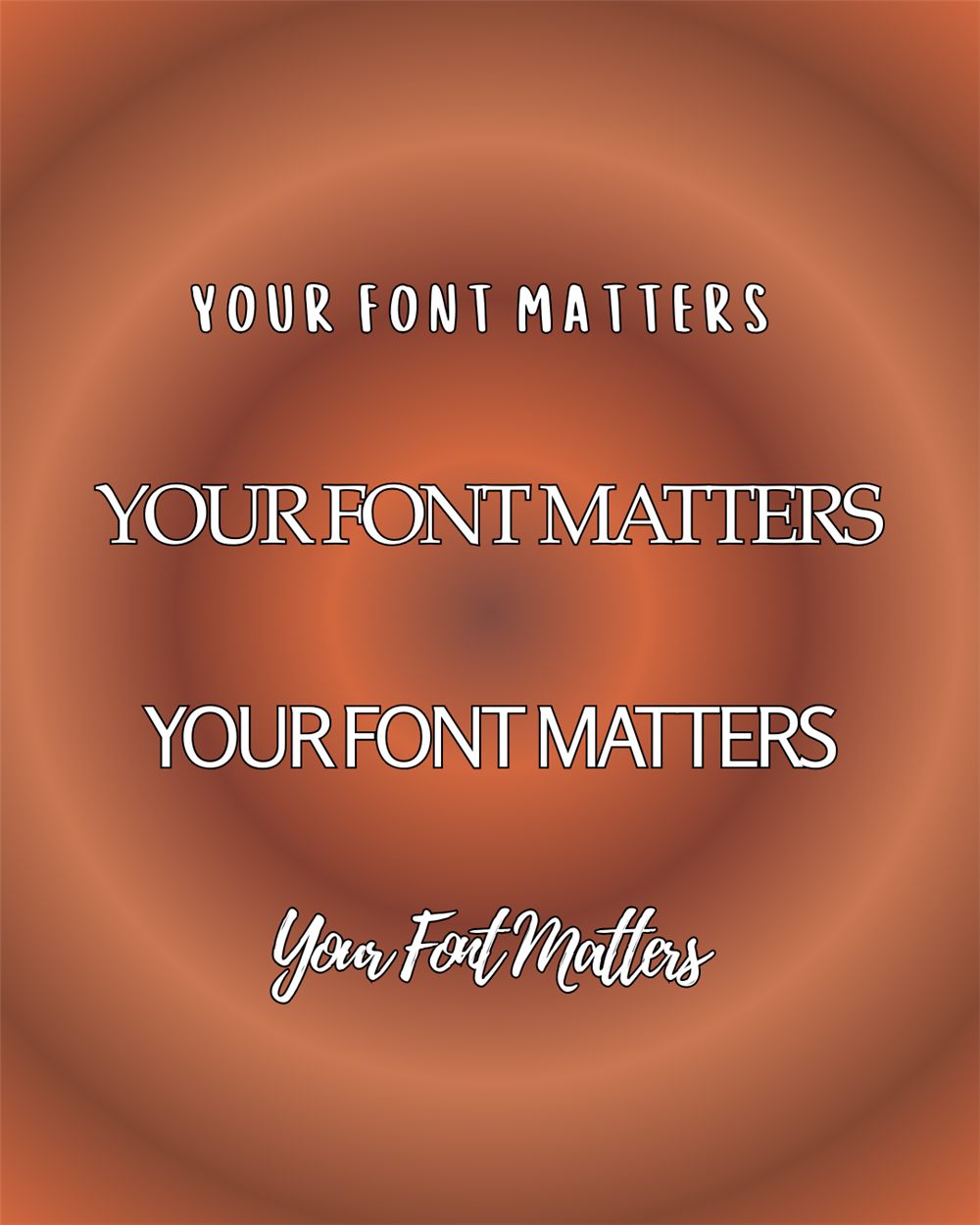 Typography and font samples